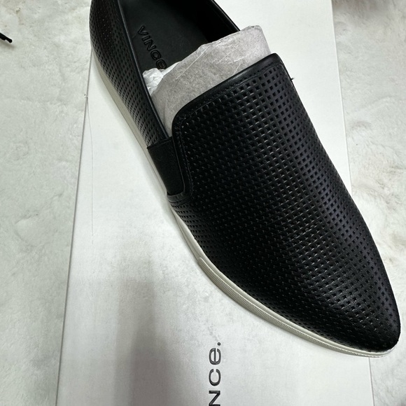 Vince Shoes - Vince Black Loafers Sleek Slip-On Shoes